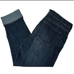 GAP Capri Jeans 8/29R Straight Cuff Medium Indigo Denim